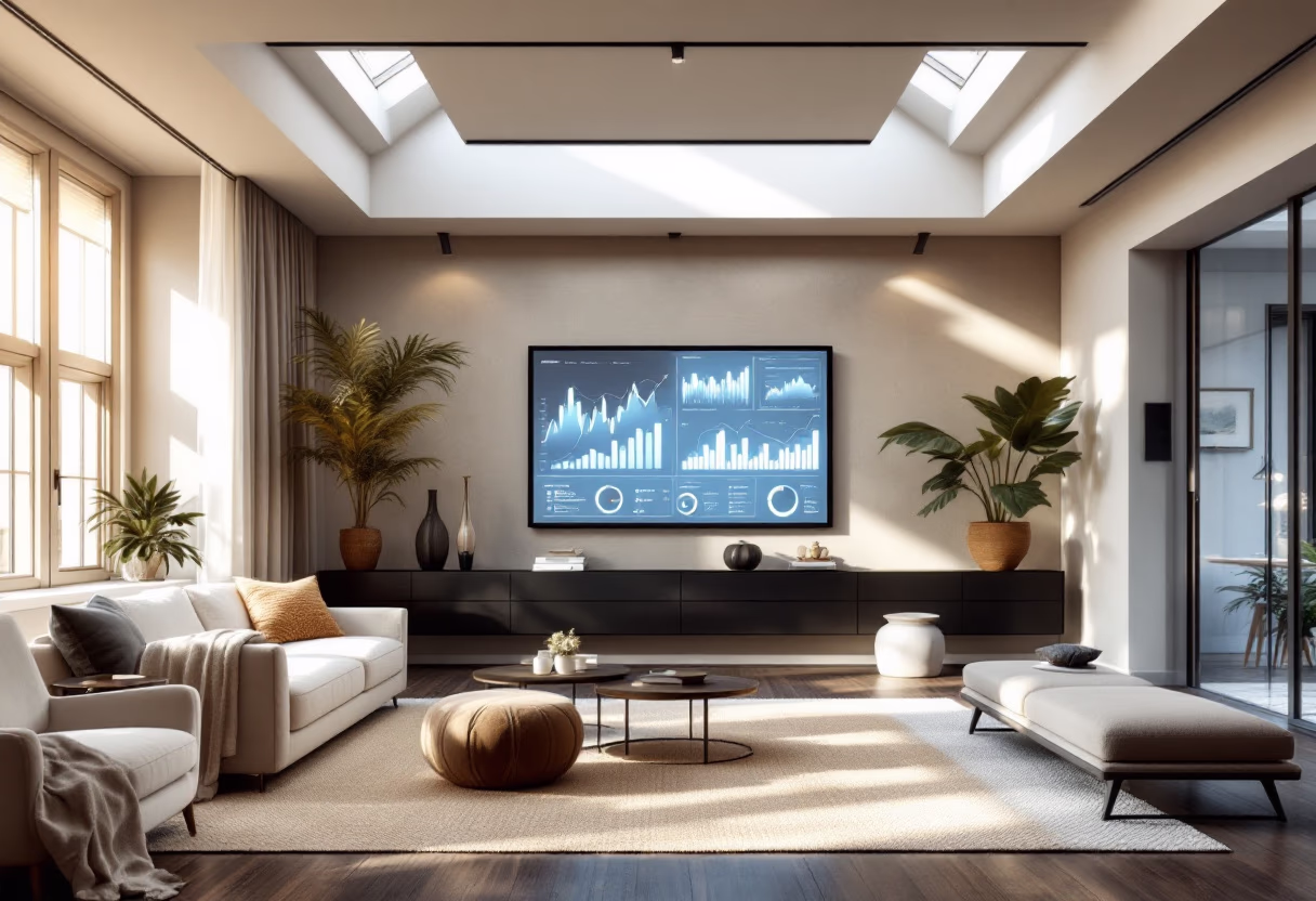 AI learning and adapting to daily routines in a smart home environment with real-time presence detection and automated adjustments